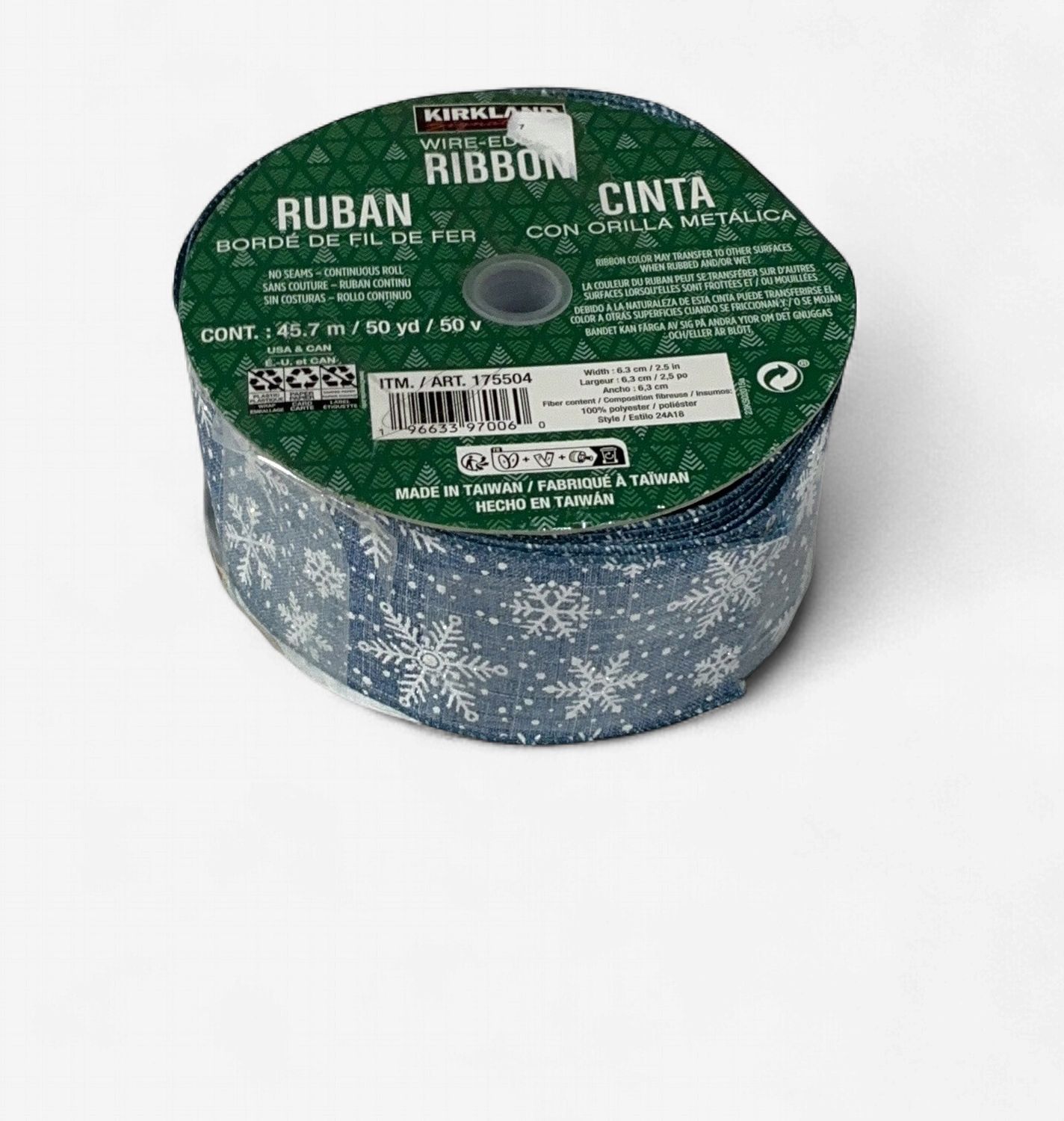 Ks Wire Edge Ribbon  – Mixed Groceries | Item 175504 6554778-OPEN BOX