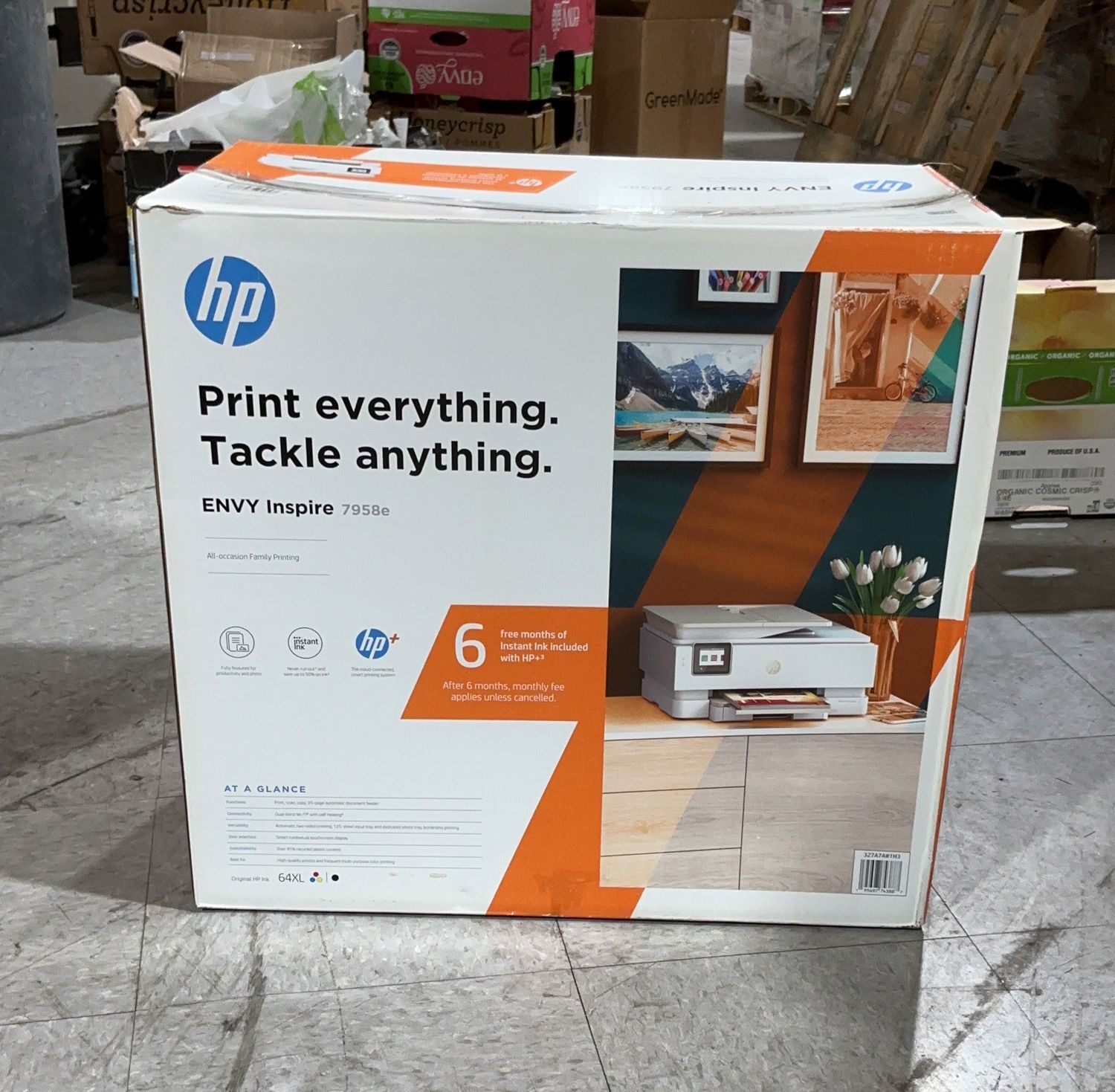 Hp Envy 7958E Aio  – Printers | Item 1597873 6554778-OPEN BOX