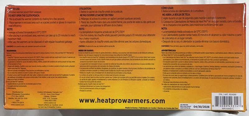 Cmt Heat Pro Hand Warmers  – Sports Equipment | Item 1654589 6554778