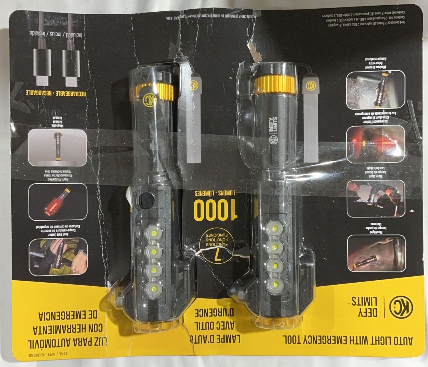 Kc Auto Light 1000 Lumen  – Mixed Automotive Supplies | Item 1839286 6554778 OPEN BOX