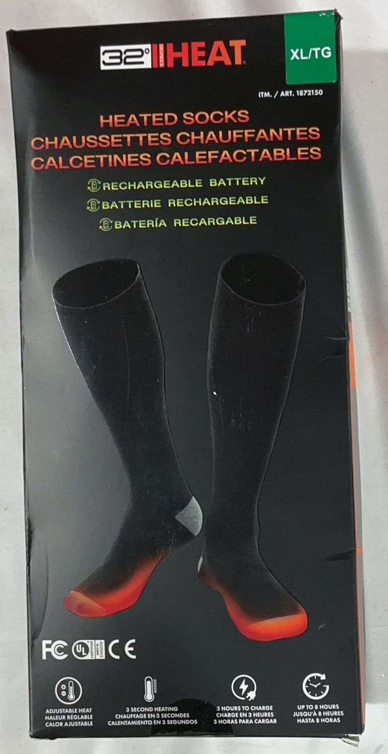 Heated Socks 32 Degrees  – Sports Equipment | Item 1872150 6554778-LIKE NEW