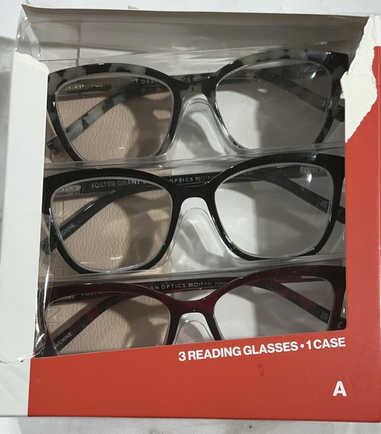 811 Fashion Cateye 3Pk  – Mixed Books Movies And Music | Item 1908269 6554778 OPEN BOX