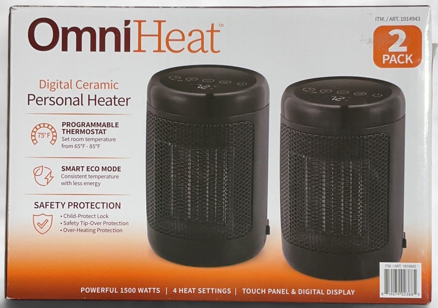 Omniheat Personal Heater  – Heating Cooling And Air Quality | Item 1914943 6554778