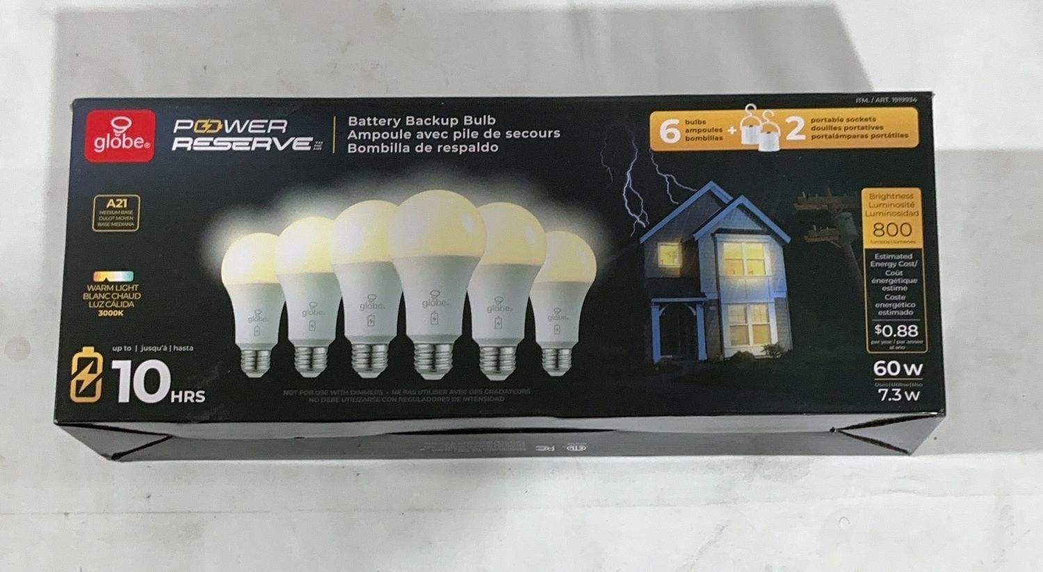 Globe Electric Power  – Lighting | Item 1919934 6554778-LIKE NEW