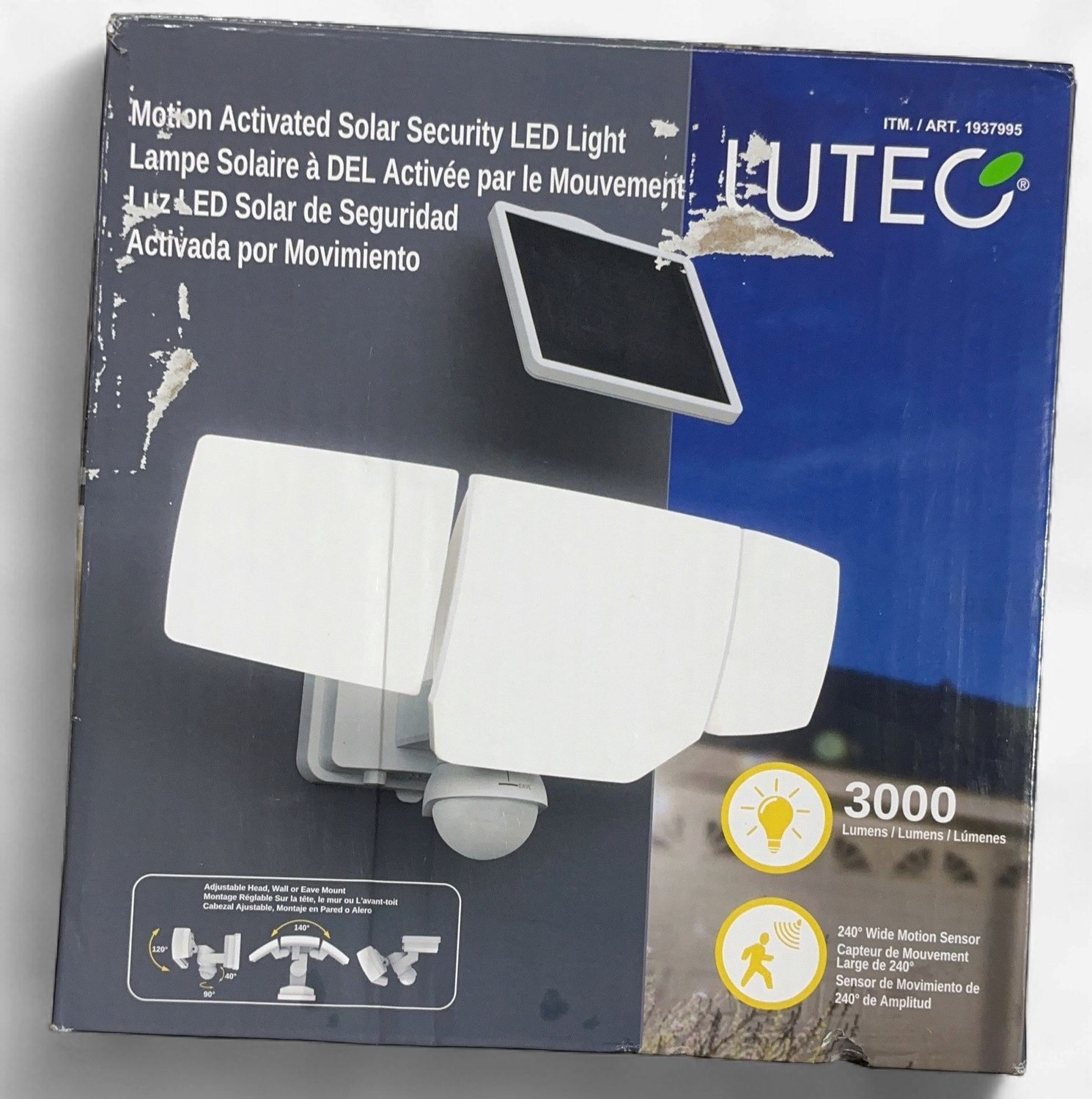 Lutec 3000L Solar  – Lighting | Item 1937995 6554778 OPEN BOX