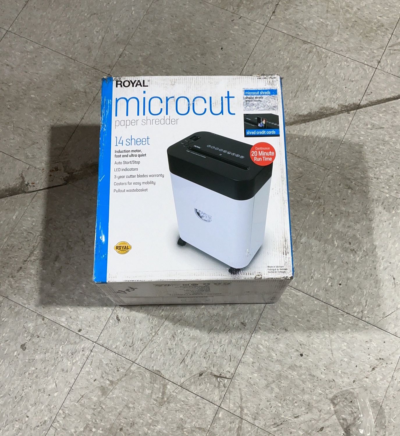 Royal Shredder 14 Sheet  – Office Supplies | Item 1731061 6554778-OPEN BOX