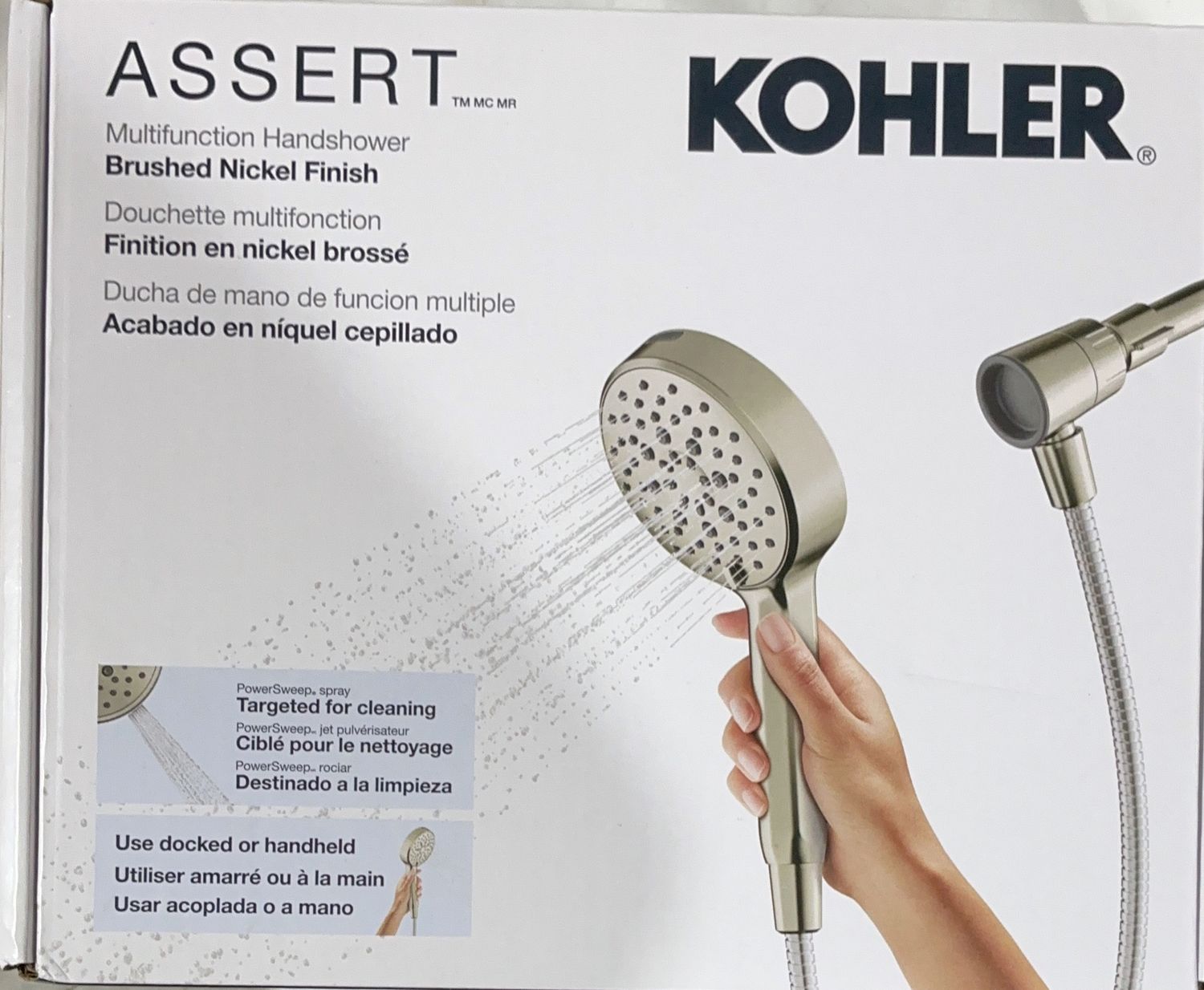 Kohler Assert Handshwr Bn  – Bathroom Fixtures | Item 1806317 6554778-OPEN BOX