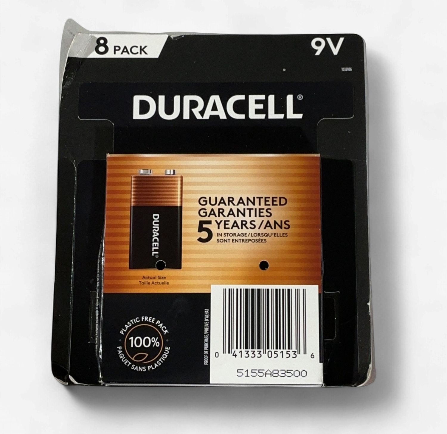 Duracell 9V Alkaline  – Building And Hardware | Item 1806357 6554778-OPEN BOX
