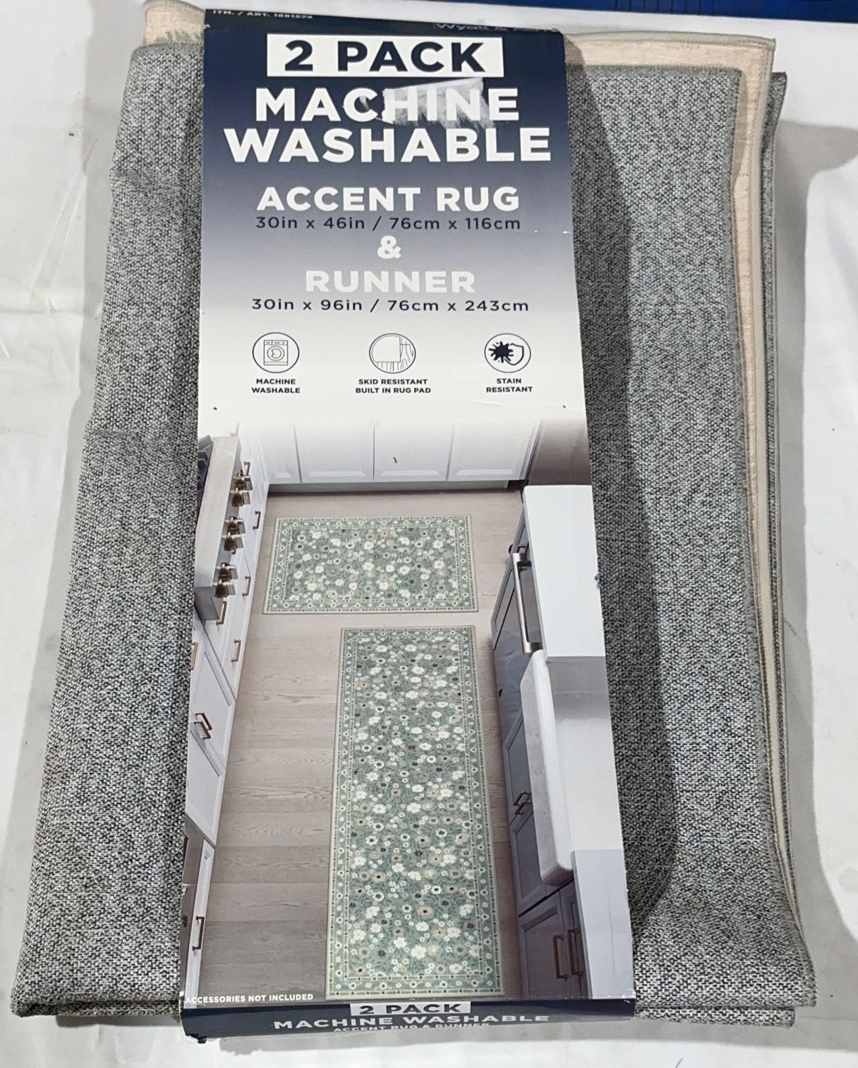 Wa Washable 2Pk  – Rugs | Item 1881574 6554778-OPEN BOX