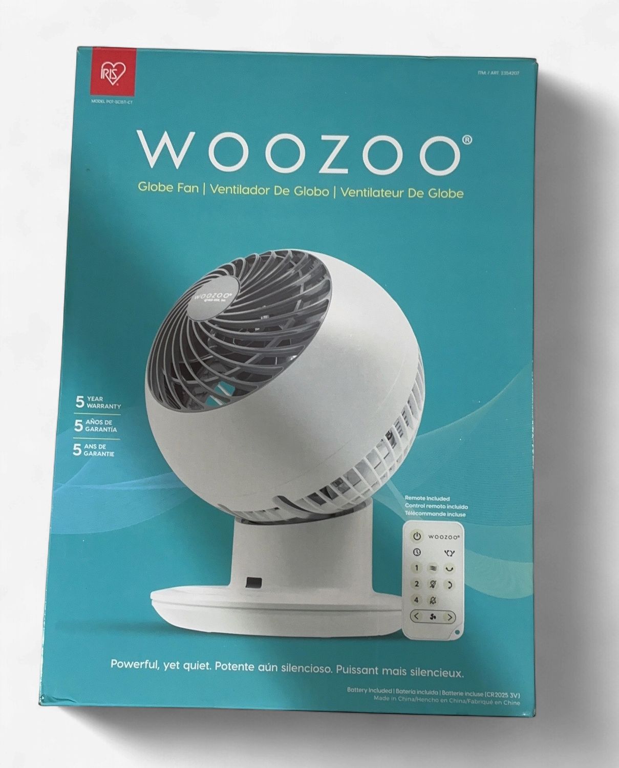 Woozoo Oscillating Globe  – Heating Cooling And Air Quality | Item 2354207 6554778-OPEN BOX