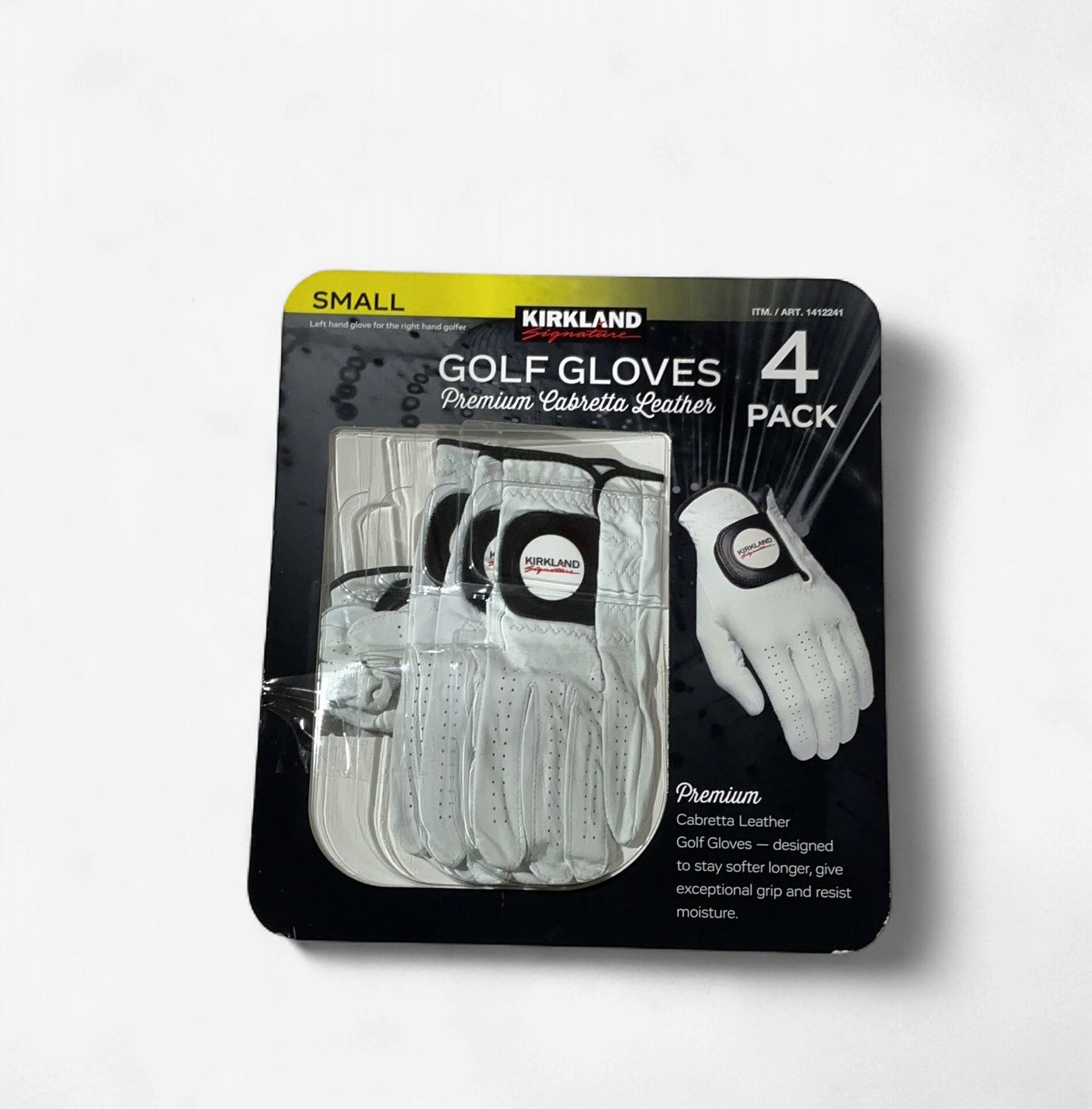 Ks Golf Glove Small 4Pk  – Sports Equipment | Item 1412241 6554778