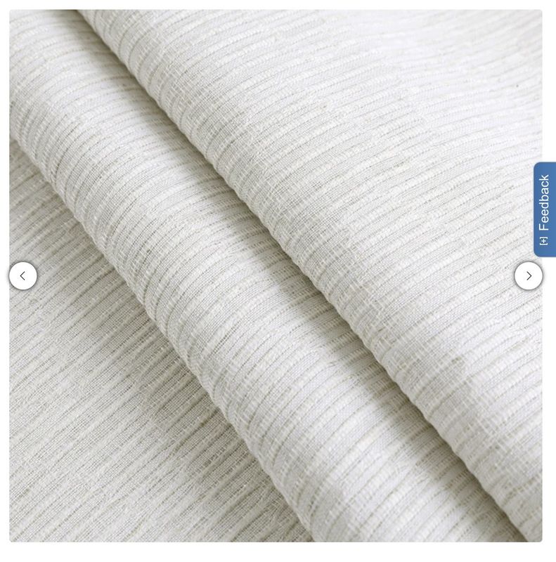 Sheer Linen Blend Curtains, Set of 4 Panels Item 1401437