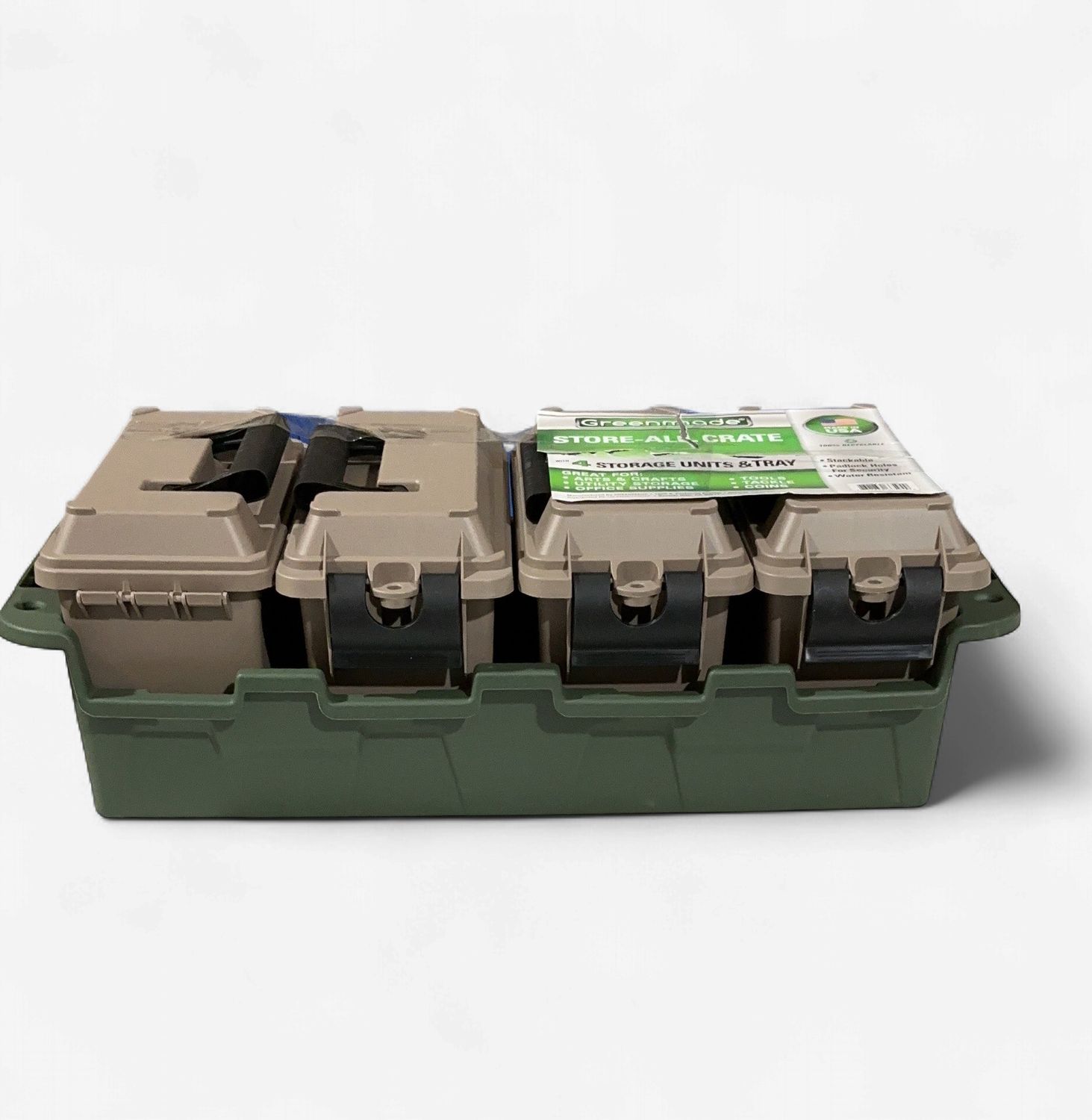 Store-All Crate 4Pk  – Household Essentials | Item 1731258 6554778-OPEN BOX