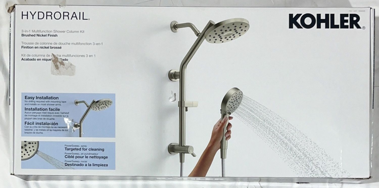 Kohler Hydrorail Bn  – Bathroom Fixtures | Item 1806226 6554778-OPEN BOX