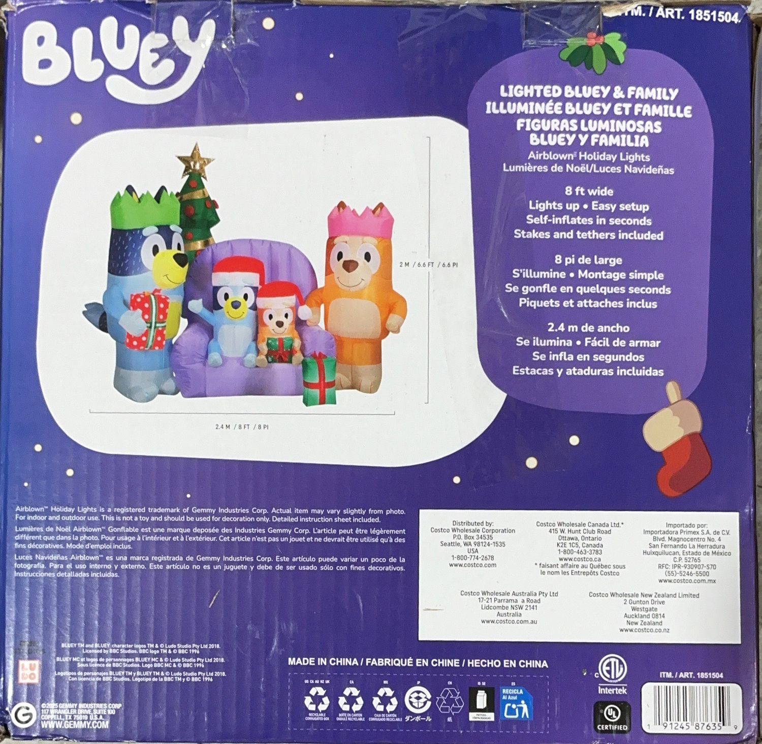 Bluey And Family  – Mixed Groceries | Item 1851504 6554778-OPEN BOX