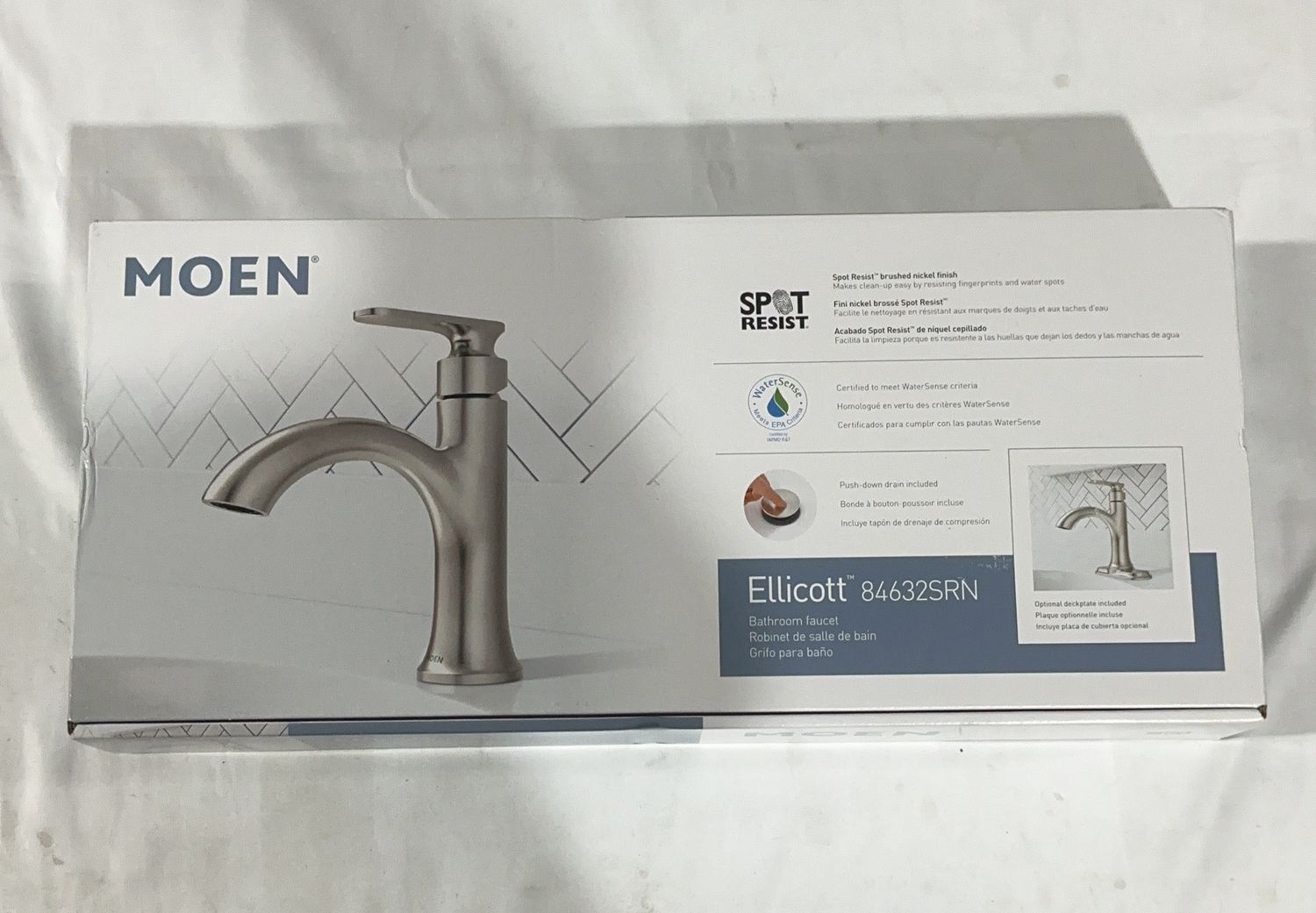 Moen Ellicott Bath Faucet  – Bathroom Fixtures | Item 1947735 6554778-OPEN BOX