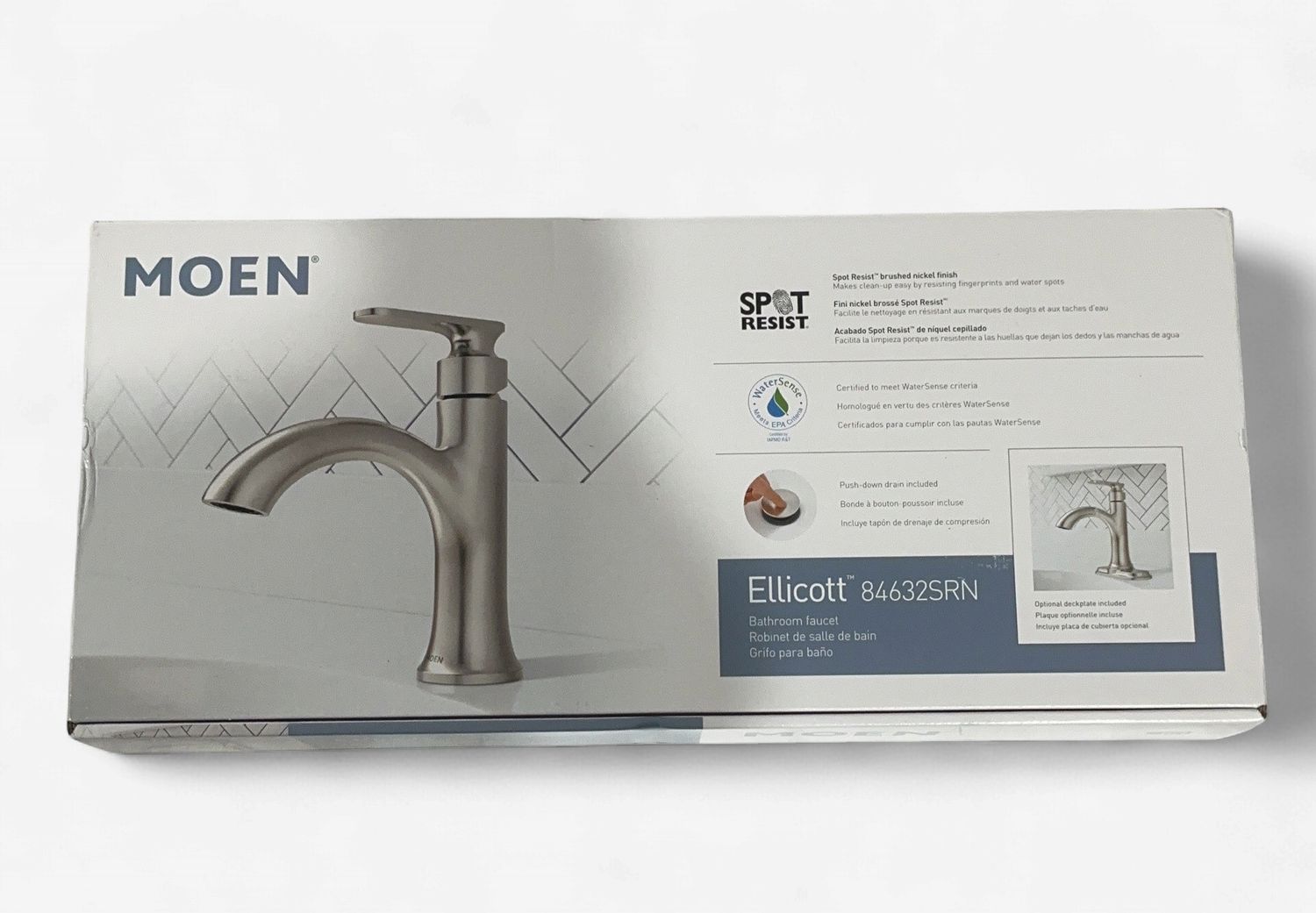 Moen Ellicott Bath Faucet  – Bathroom Fixtures | Item 1947735 6554778-OPEN BOX