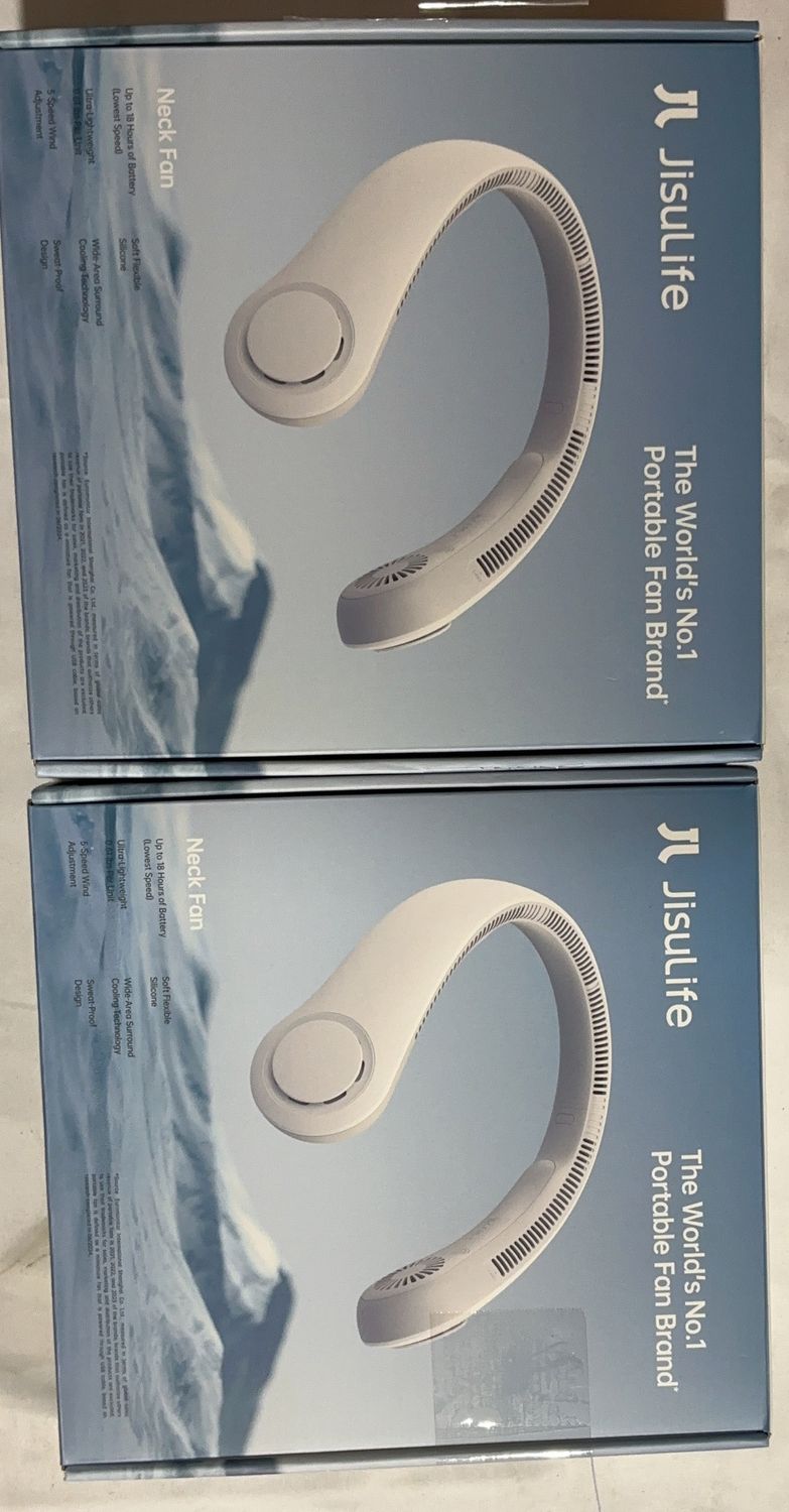 Jisulife Neck Fan 2Pk  – Heating Cooling And Air Quality | Item 2789239 6554778 OPEN BOX