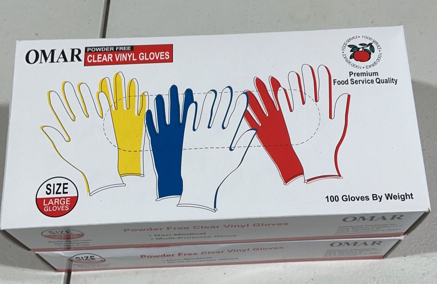 Clear Vinyl Gloves #00250  – Household Essentials | Item 25377 6554732 OPEN BOX