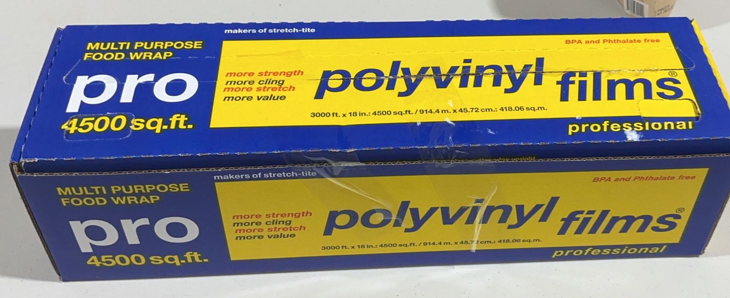 Polyvinyl Pvc Wrp 18X3000  – Pantry | Item 63202 6554732 OPEN BOX