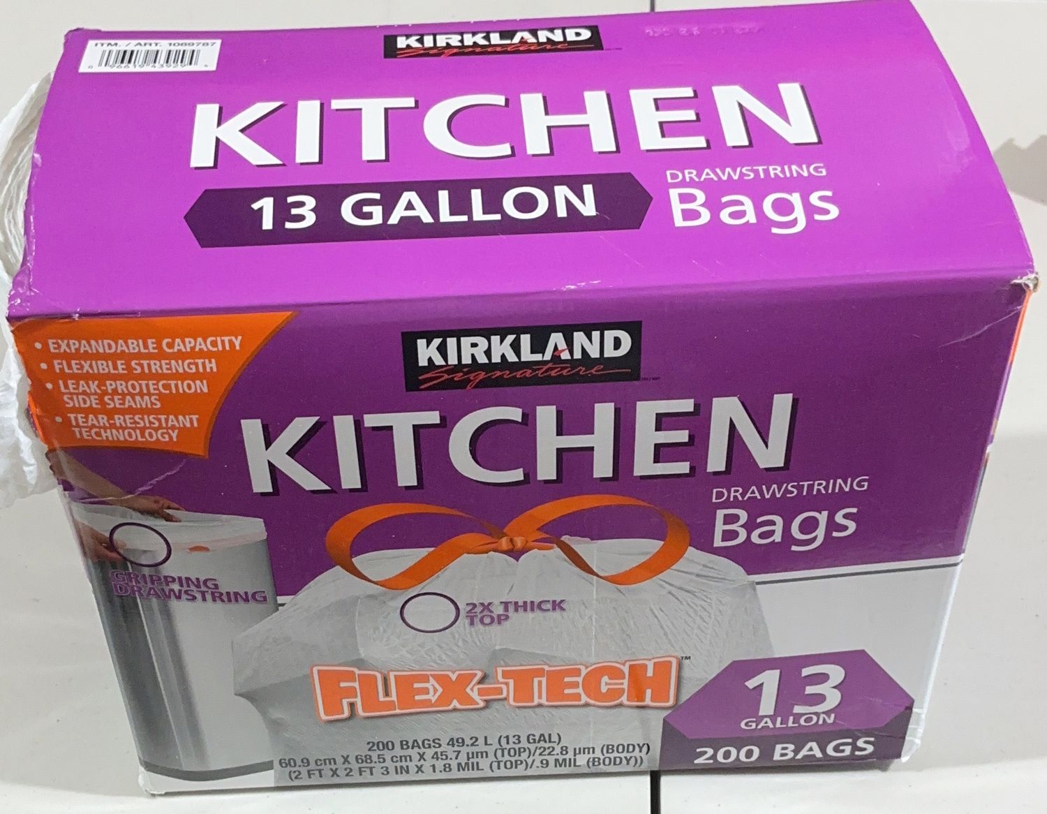 Ks 13Gal Unscent Flex  – Pantry | Item 1089787 6554732 OPEN BOX