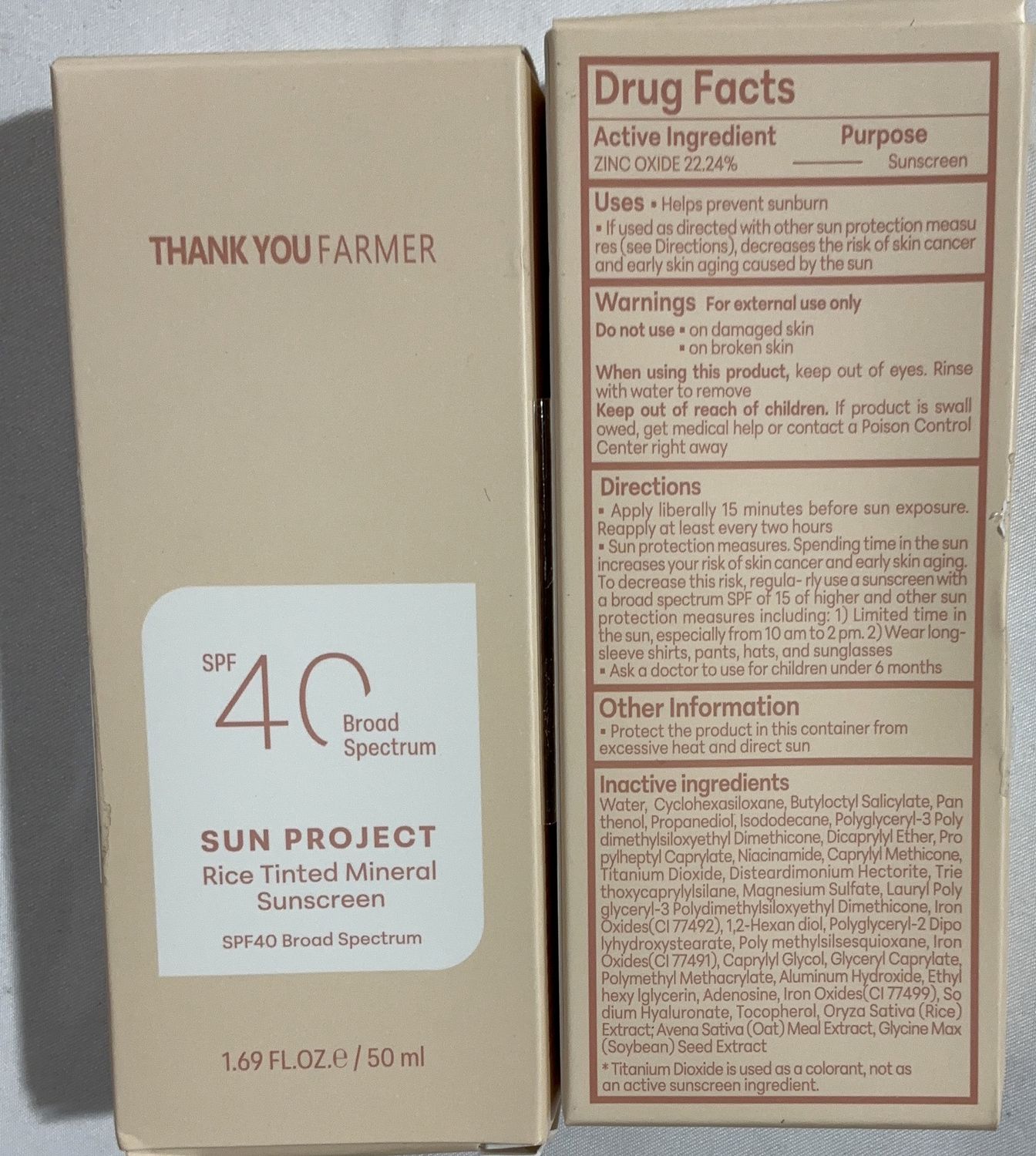 Tyf Rice Tinted Mineral  – Skin Care | Item 1991789 6554778 OPEN BOX