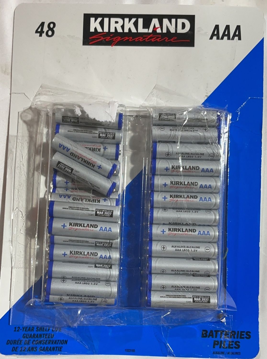 Ks+ Aaa Batteries 48 Pk  – Building And Hardware | Item 2322011 6554778 OPEN BOX