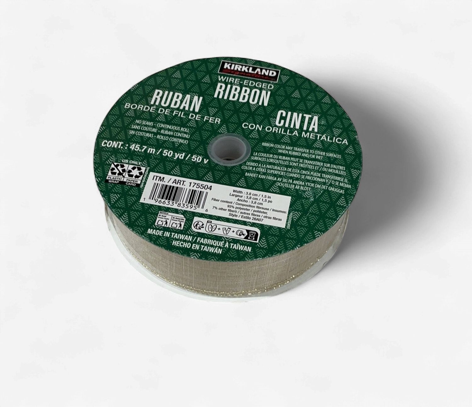 Ks Wire Edge Ribbon  – Mixed Groceries | Item 175504 6554732-OPEN BOX