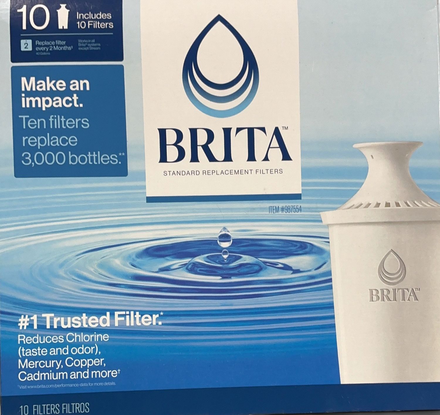 Brita Filters 10 Pk. For  – Household Essentials | Item 987554 6554732