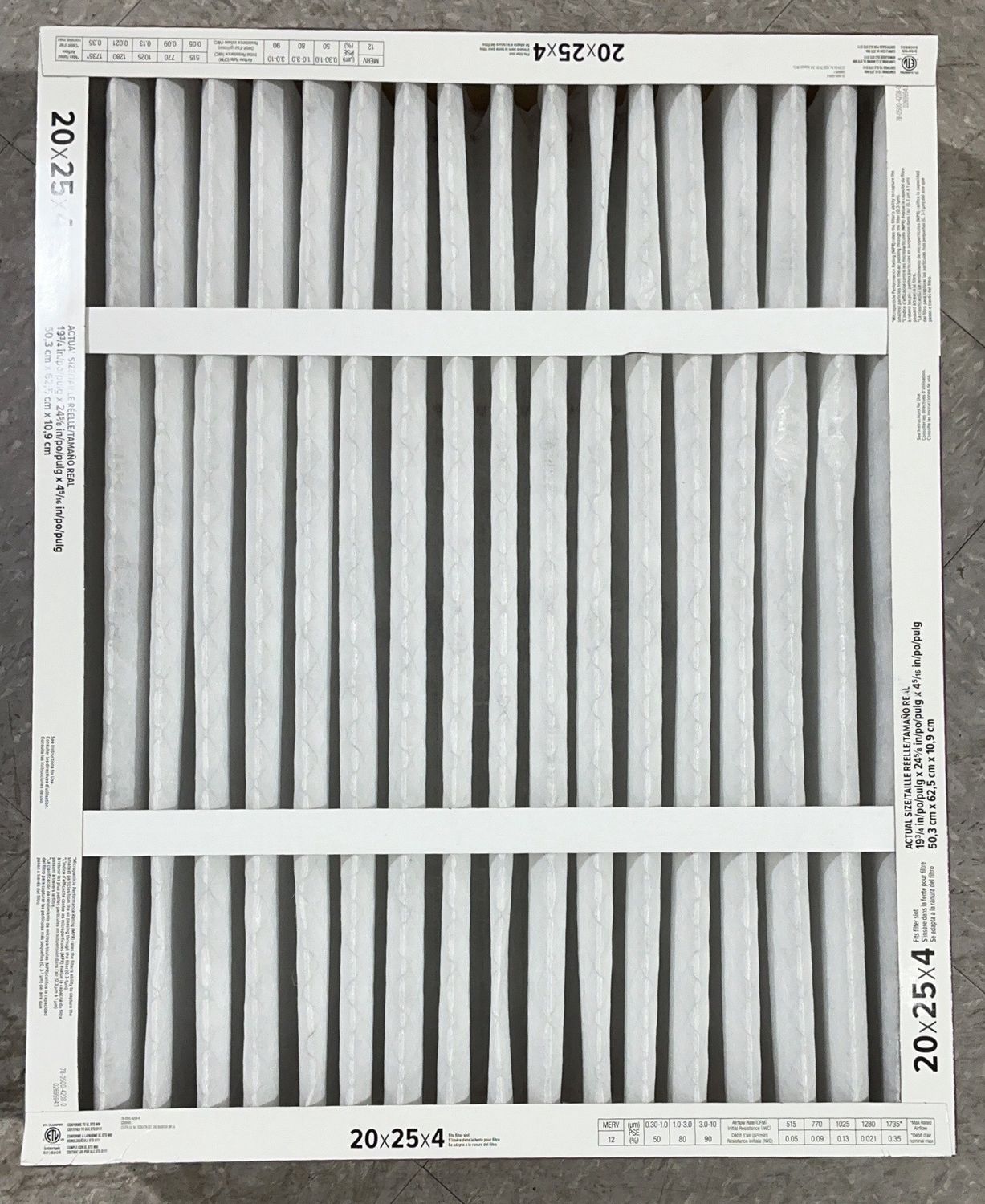 3M 1550 20X25X4 Reg  – Building And Hardware | Item 1284781 6554732-LIKE NEW