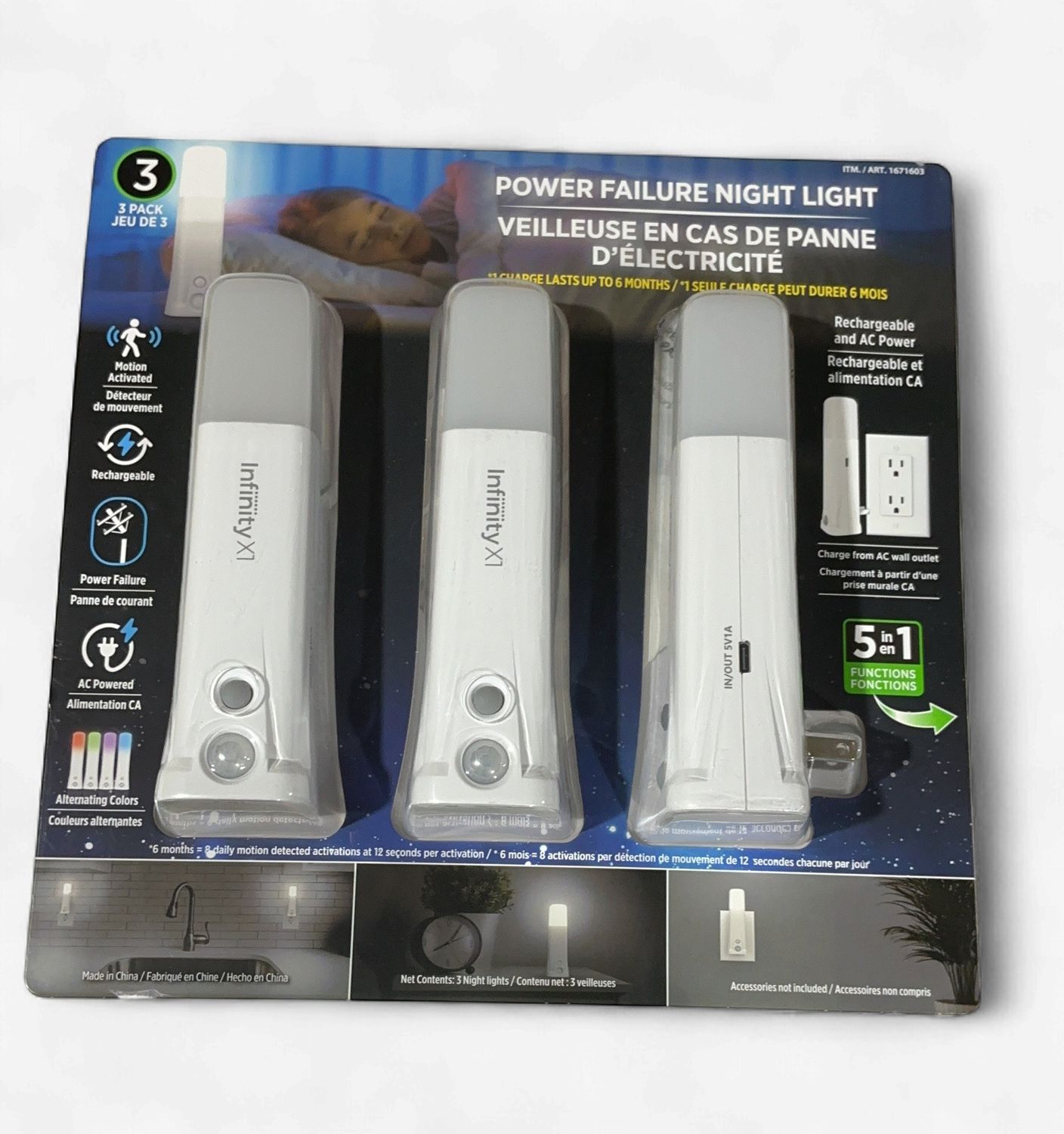 Infinity Motion Activated  – Lighting | Item 1671603 6554732–LIKE NEW