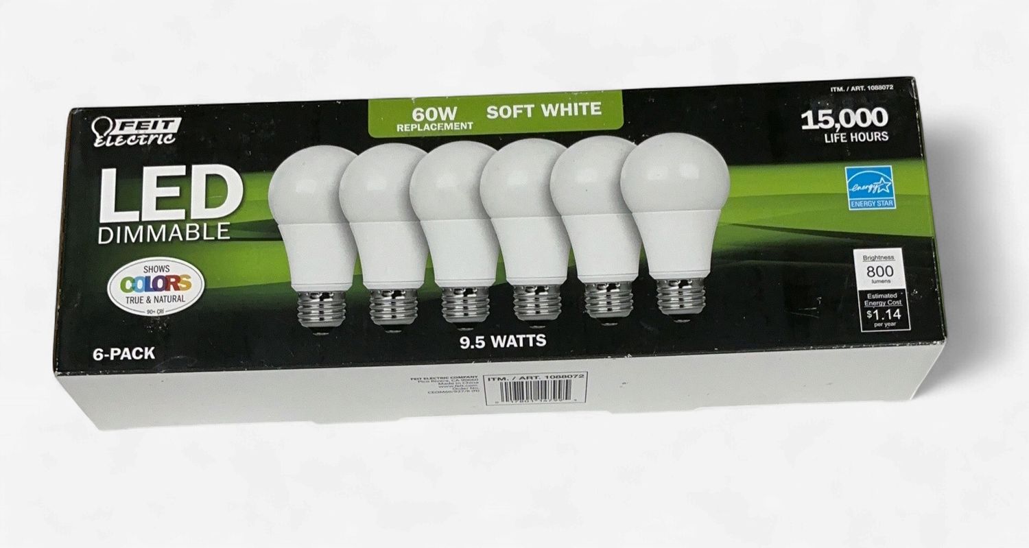 Feit Led 60W 6Pk  – Lighting | Item 1088072 6554732-LIKE NEW
