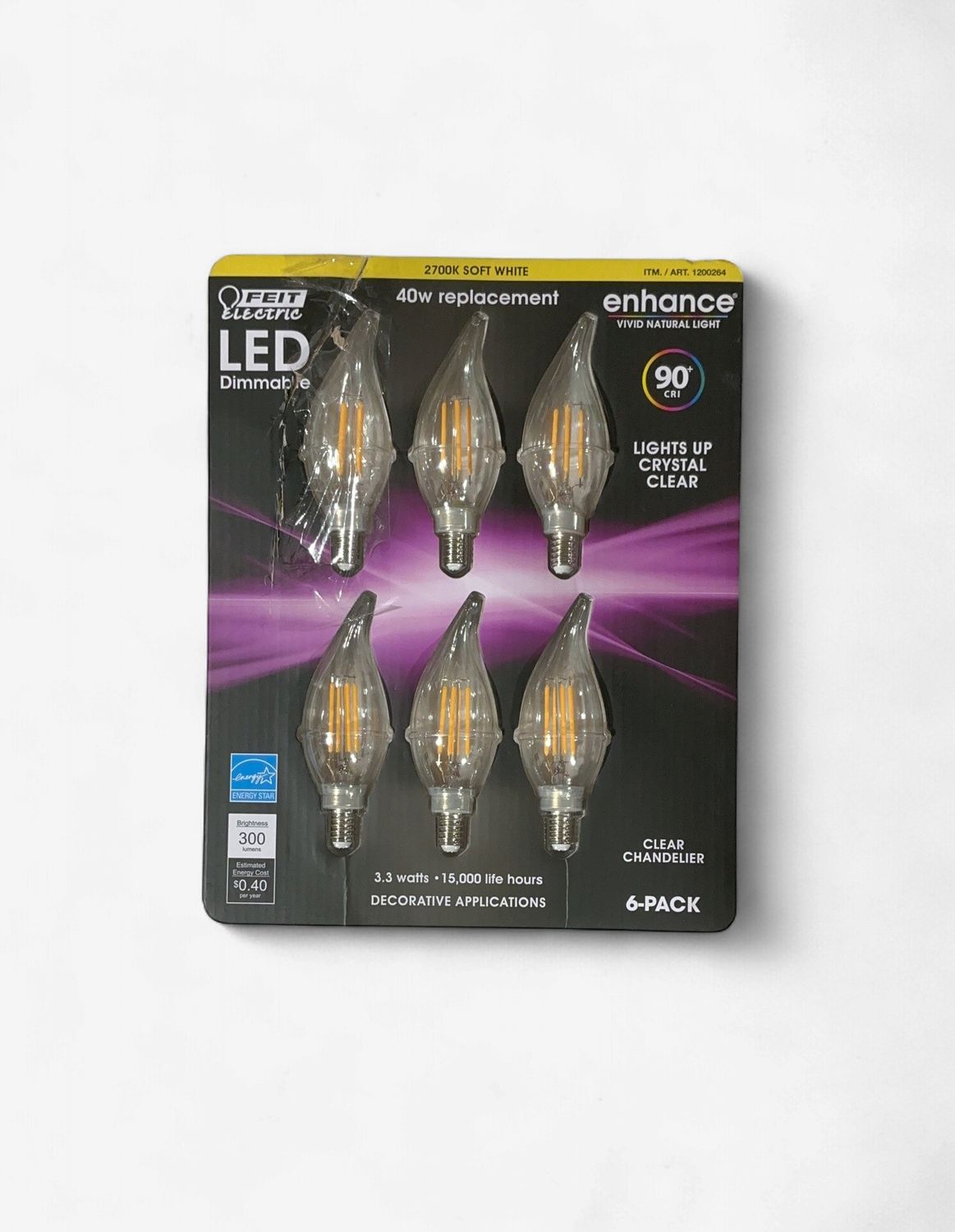 Feit Led Chandelier 6Pk  – Lighting | Item 1200264 6554732-LIKE NEW