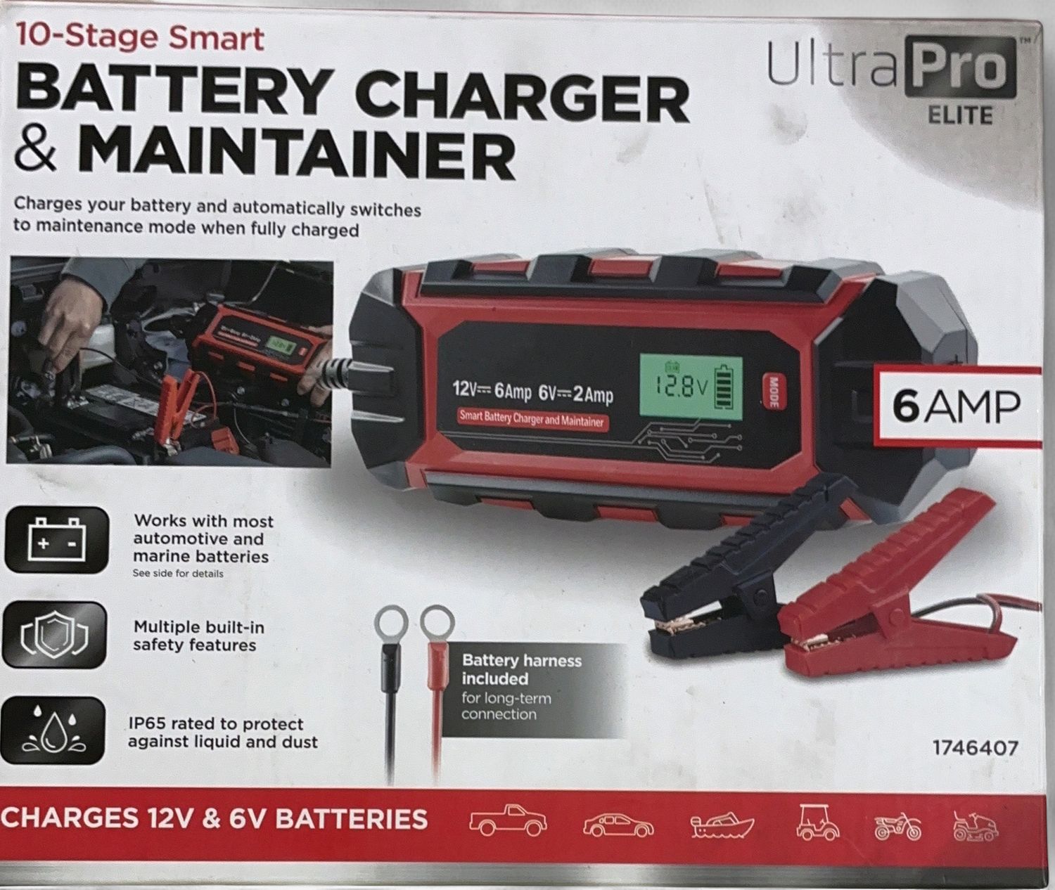 Ultrapro Battery Charger  – Mixed Automotive Supplies | Item 1746407 6554732-OPEN BOX