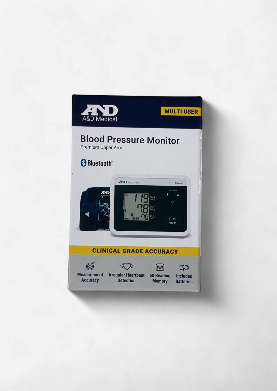 A+D Upper Arm Bp Monitor  – Personal Care | Item 1899977 6554732-OPEN BOX