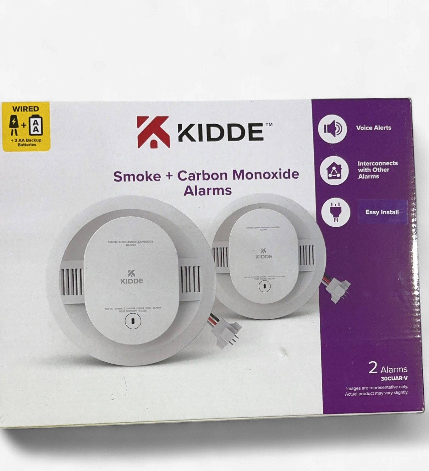 Kidde Hardwired Combo  – Household Essentials | Item 2014623 6554732-OPEN BOX