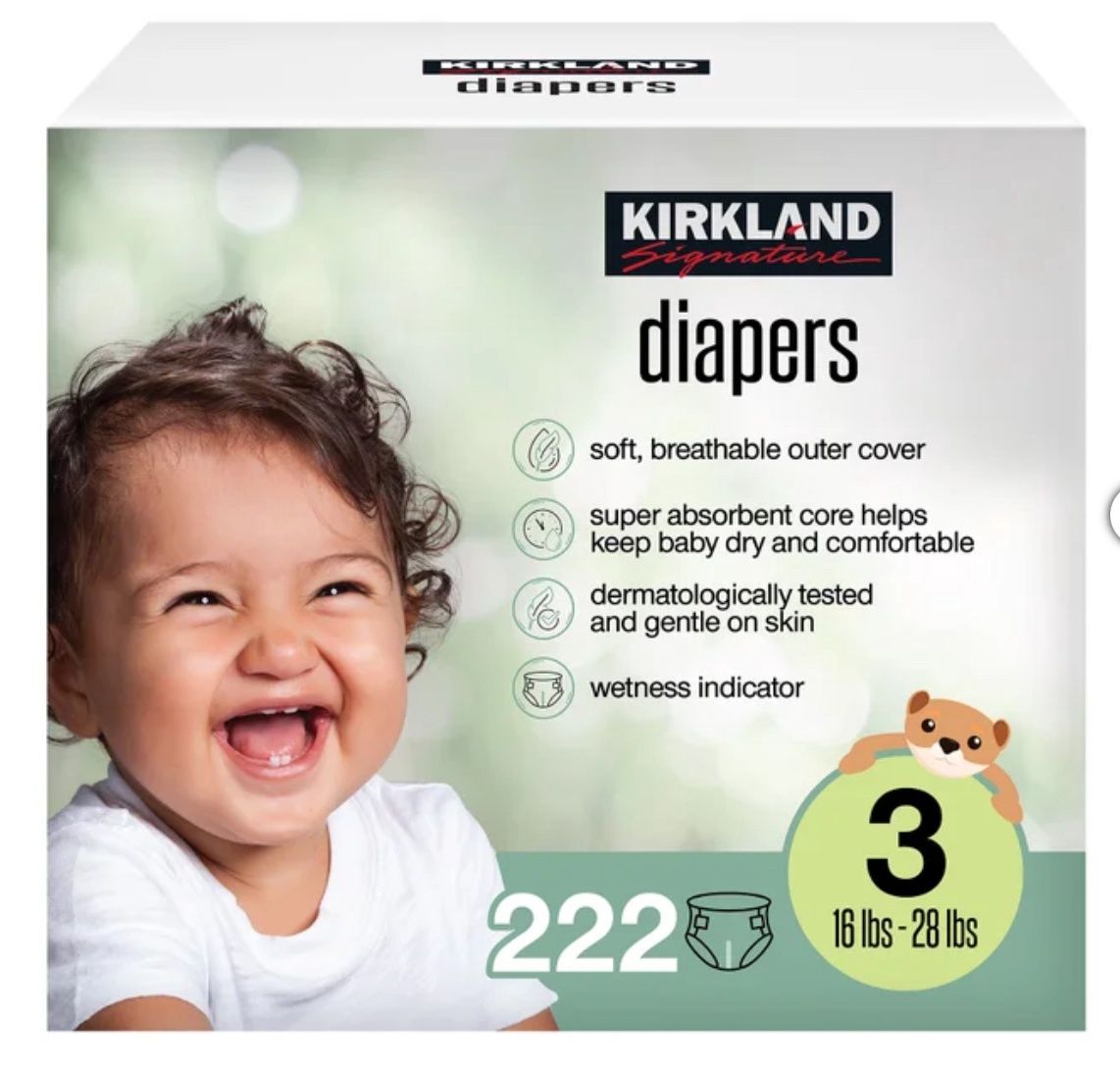 Ks Diaper Sz 3 - 222Ct  – Personal Care | Item 1805970 6554732 OPEN BOX