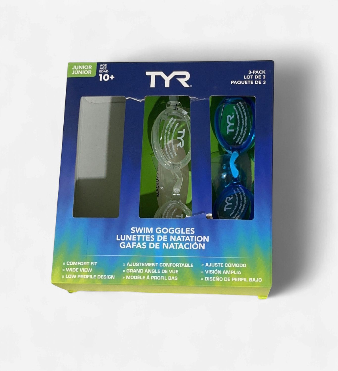 Tyr Adult Goggles 3-Pk  – Outdoor Sports | Item 1819571 6554732-OPEN BOX
