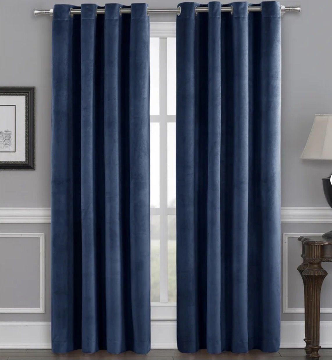 Silk Home Velvet Blue  – Home Decor | Item 1874503 6554732-LIKENEW