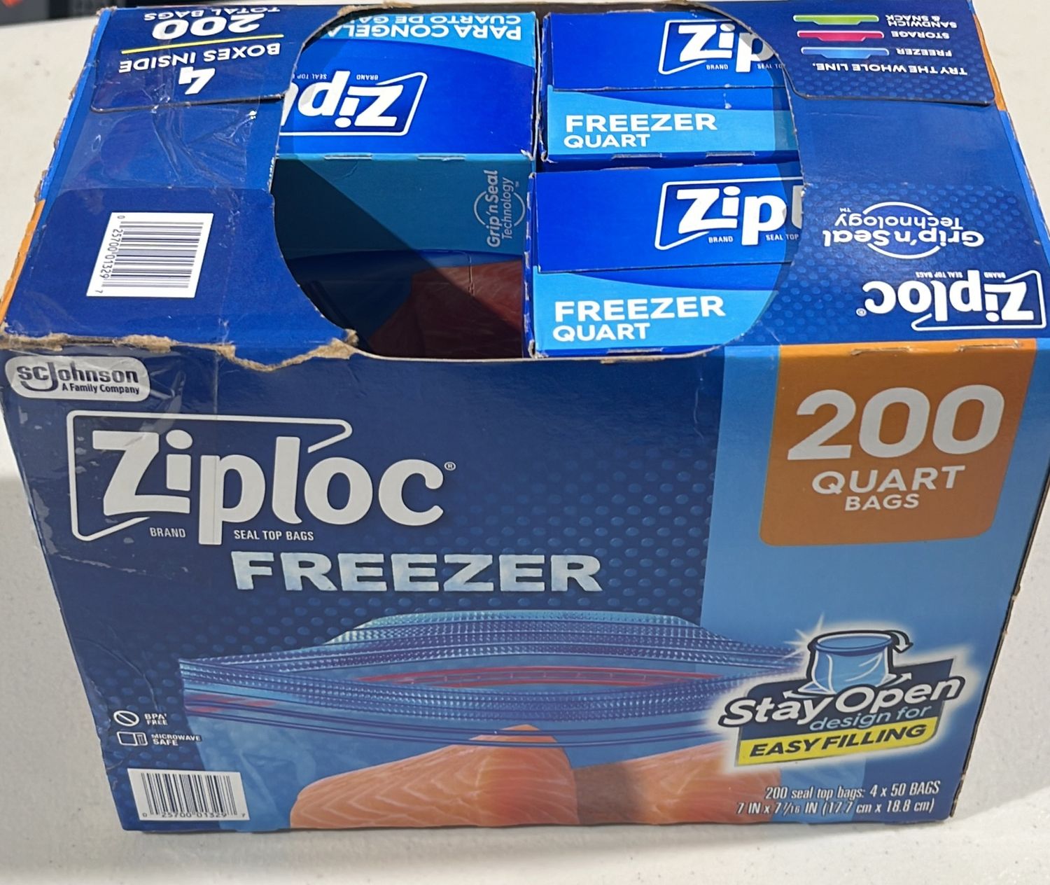Ziploc Freezer Qt 200 Ct  – Pantry | Item 1897220 6554732