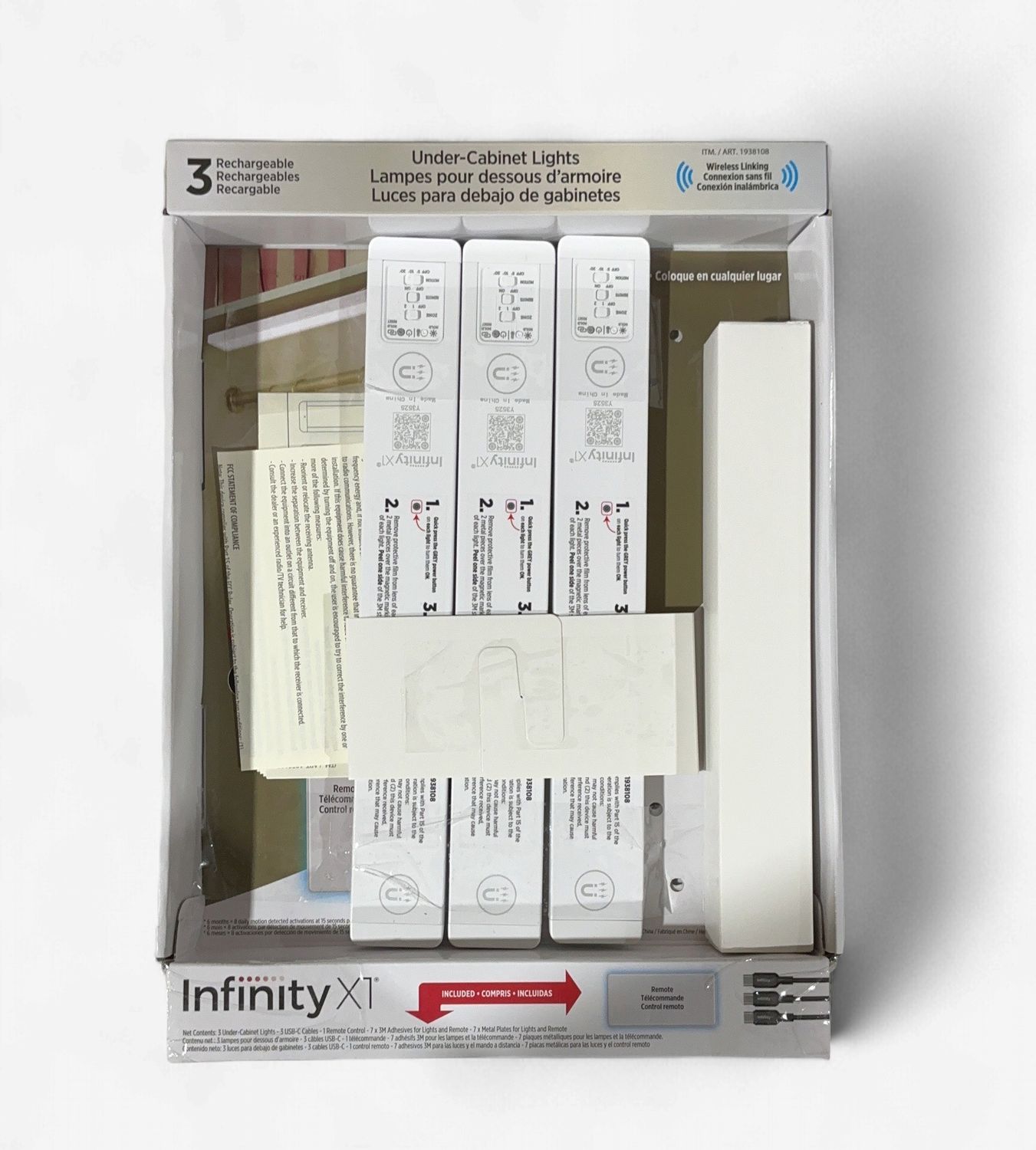 Infinity 3Pk Rechargeable  – Lighting | Item 1938108 6554732-OPEN BOX