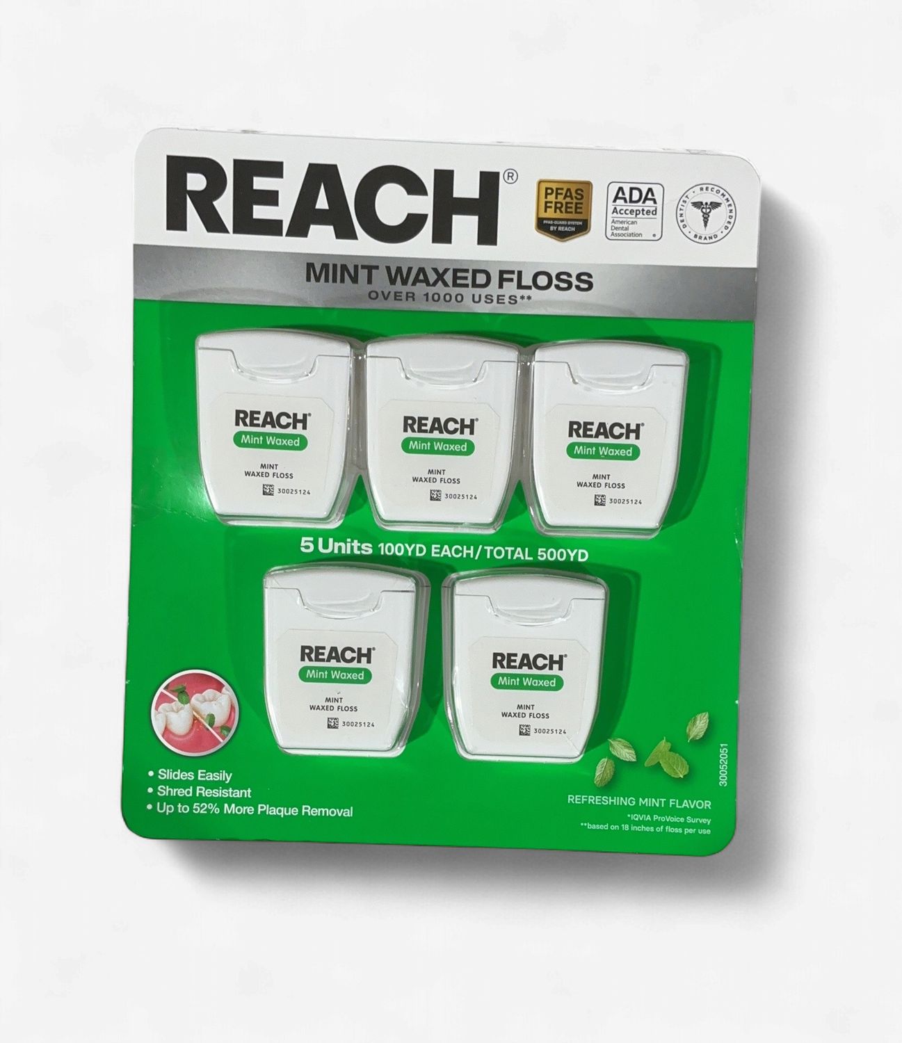 Reach Mint Waxed Floss  – Oral Care | Item 1993404 6554732-OPEN BOX