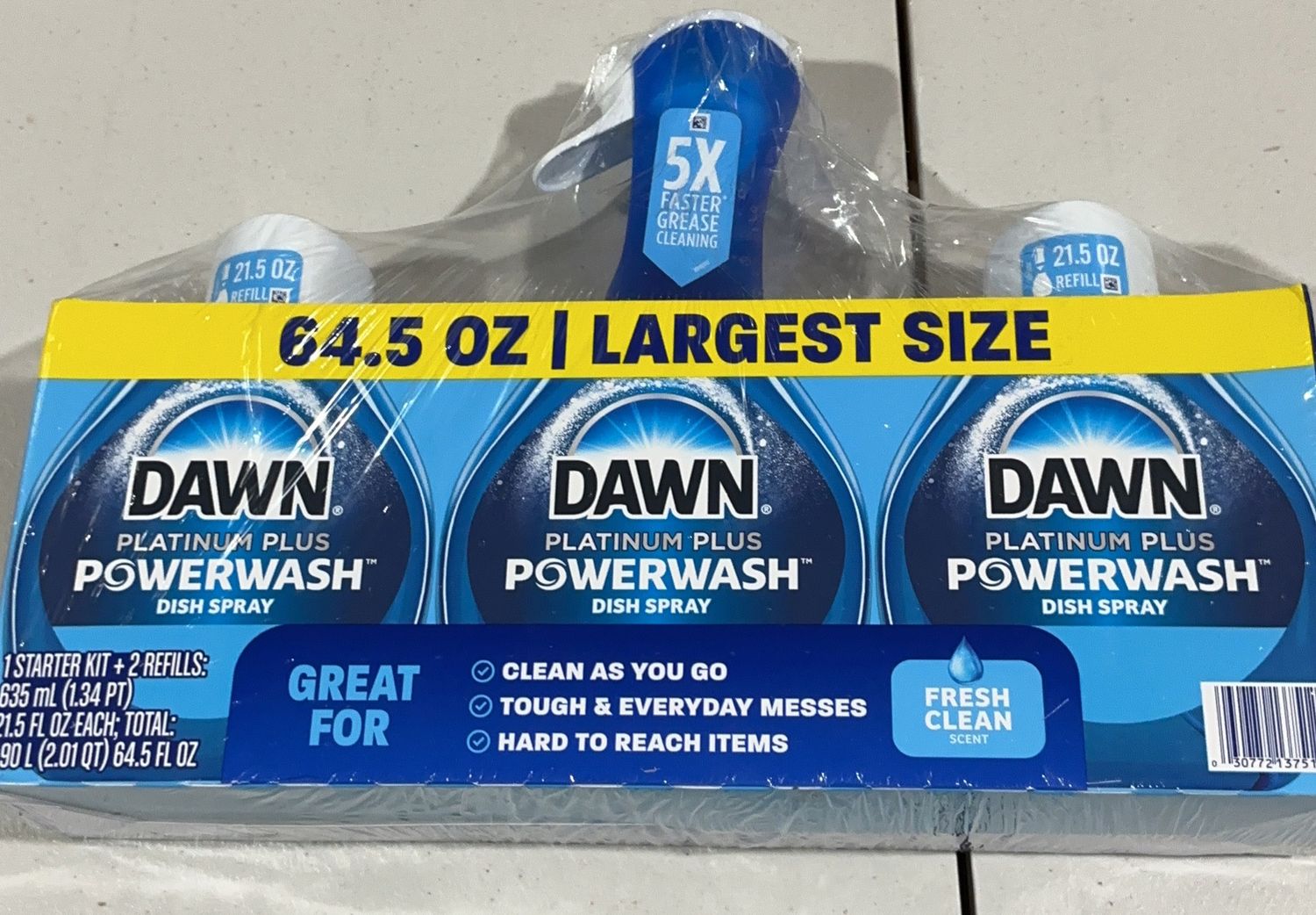 Dawn Powerwash Bundle  – Household Essentials | Item 3797974 6554732 Open Box