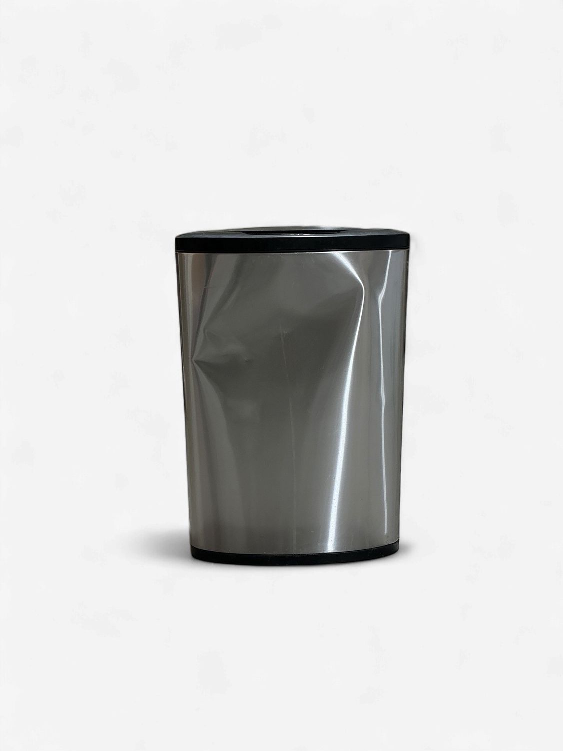 EKO 47L Stainless Steel Kitchen Trash Can – Soft Close Lid, Fingerprint Resistant-USED