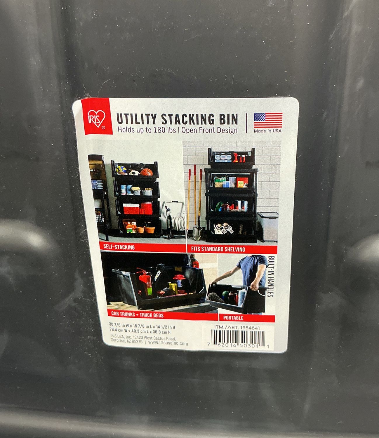 IRIS Utility Stacking Bin