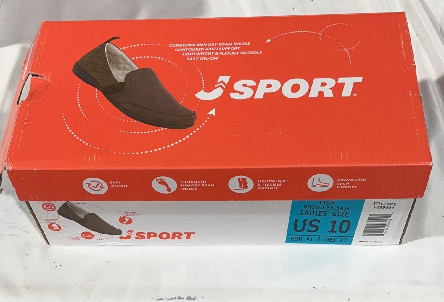 Jsport Lds Casual Slip On Performance Comfort Footwear - Item 1899604