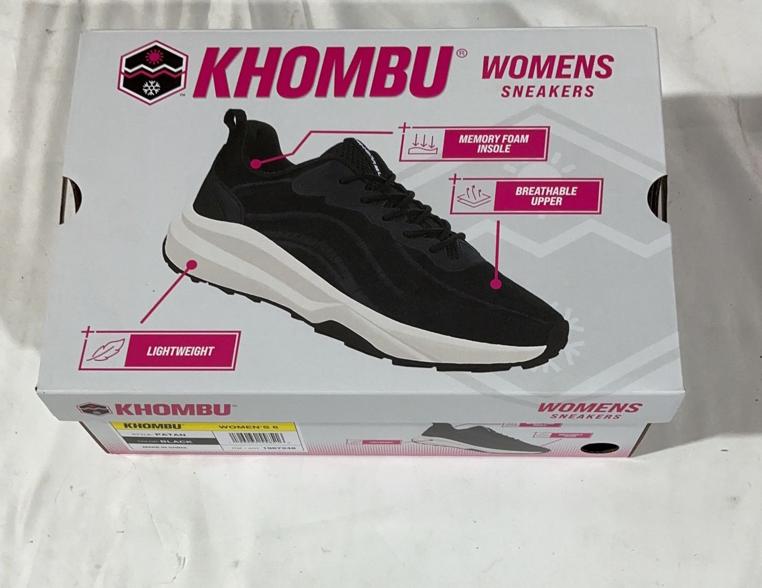 Khombu Women'S Sneaker Performance Comfort Footwear - Item 1967248-LIKE NEW