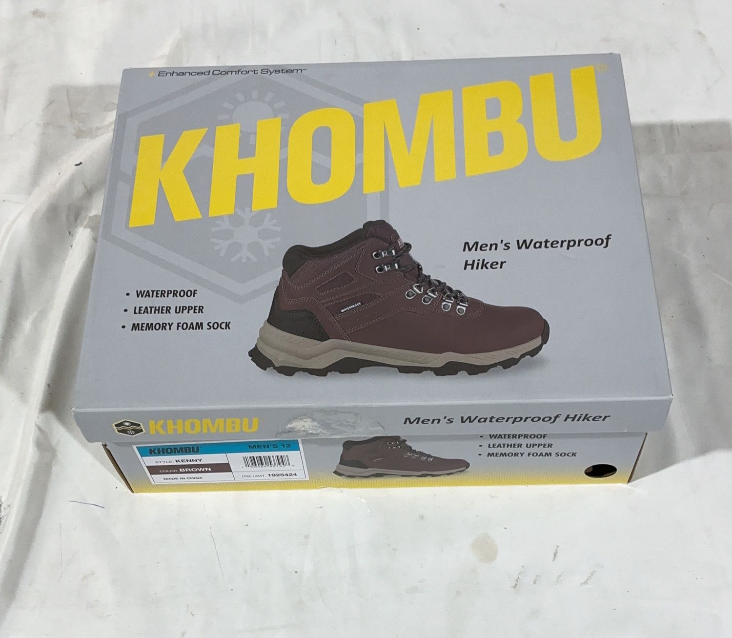 Khombu Brw 12 Boot Performance Comfort Footwear - Item 1927002-LIKE NEW