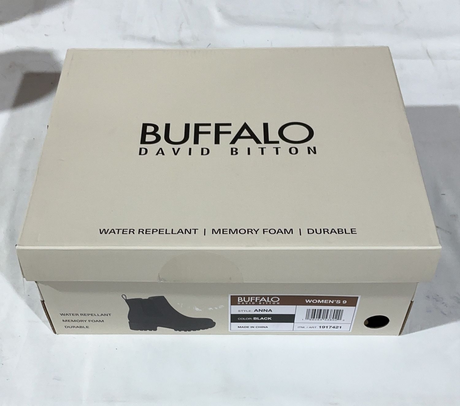 Buffalo 9 Black Performance Comfort Footwear - Item 1927226-LIKE NEW