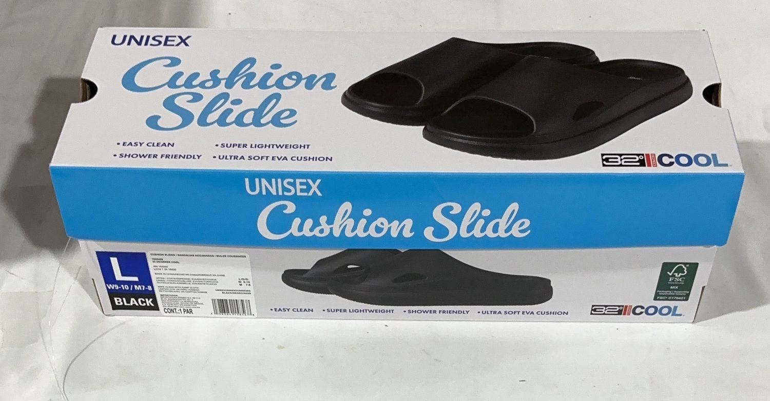 32 Degree Cushion Slide Performance Comfort Footwear - Item 1955488-LIKE NEW